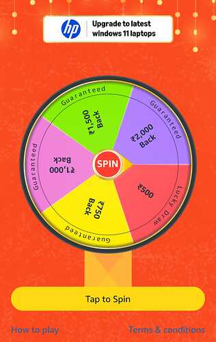 Amazon Great Indian Festival Wheel of Rewards