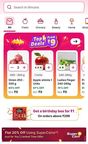 Flipkart Minutes Offer Banner