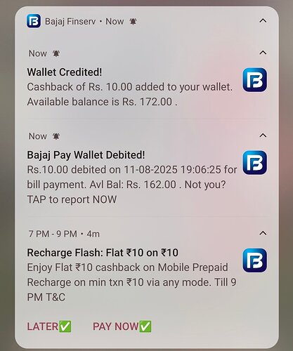 Bajaj Finserv Cashback Offer
