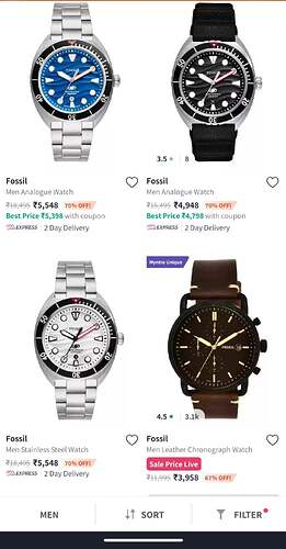 Fossil Watches Deal