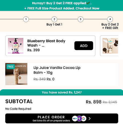 mCaffeine Offers on Skincare and Bodycare