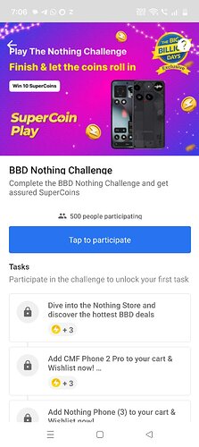 Flipkart BBD Nothing Challenge