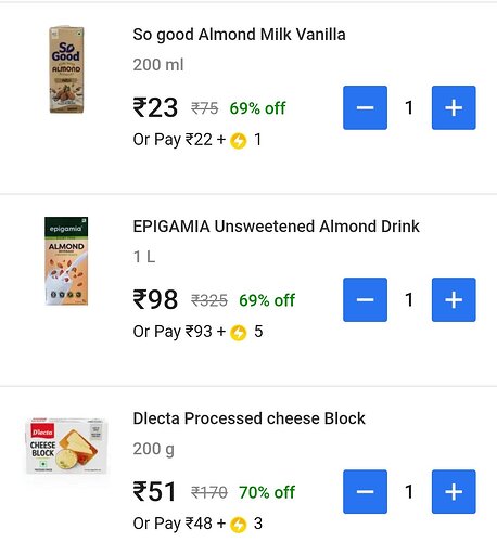 Assorted Groceries and Food Items on Discount