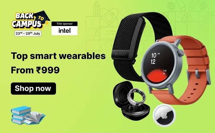 Smart Wearables on Offer during Flipkart Sale