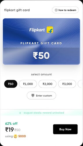 BigBasket Gift Card Screenshot