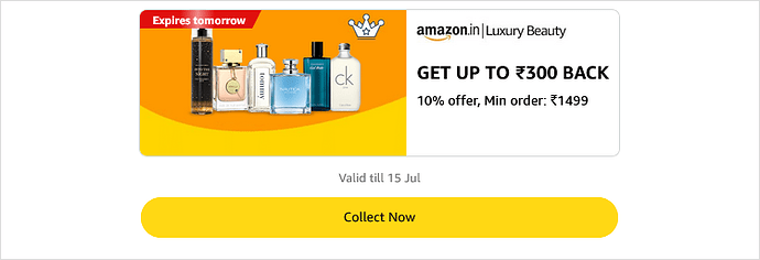 Amazon Luxury Beauty Cashback Offer
