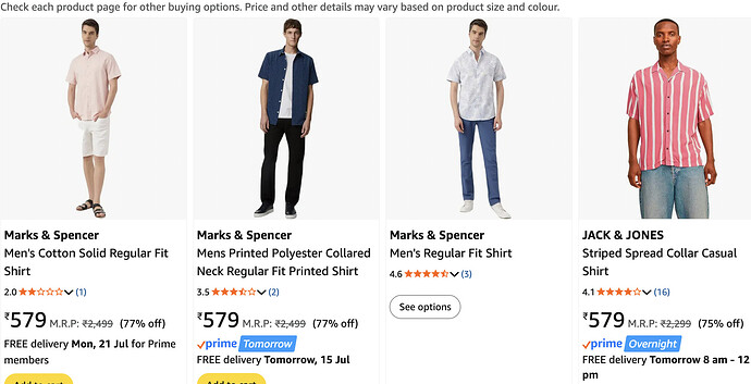 Branded Shirts Offer