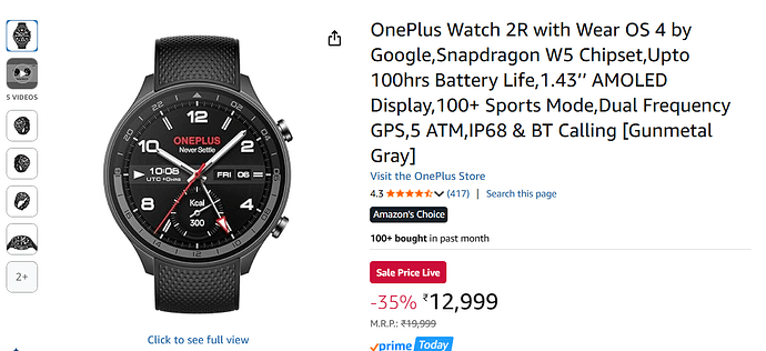 OnePlus Watch 2R