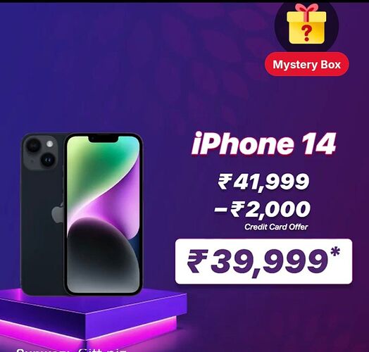 iPhone 14 Big Billion Days Price