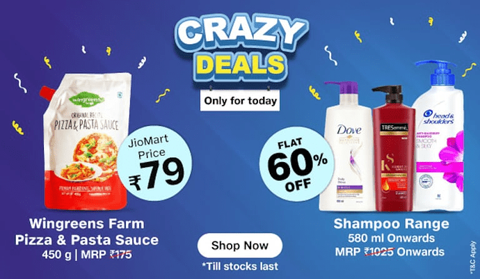 JioMart Crazy Deals