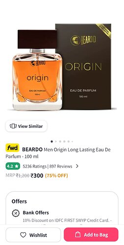 BEARDO Men Origin Eau De Parfum 100ml