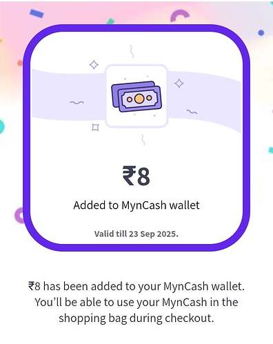 Myntra MynCash Scratch Card Navigation