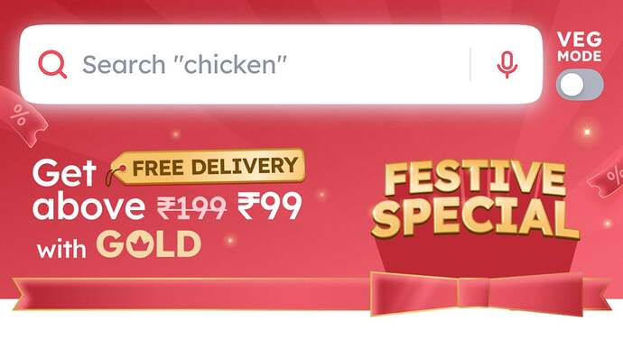 Zomato Free Delivery Festive Offer