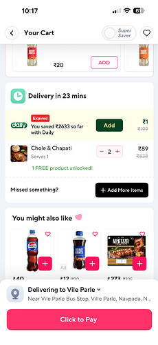 Zepto Cafe Offer Image 1