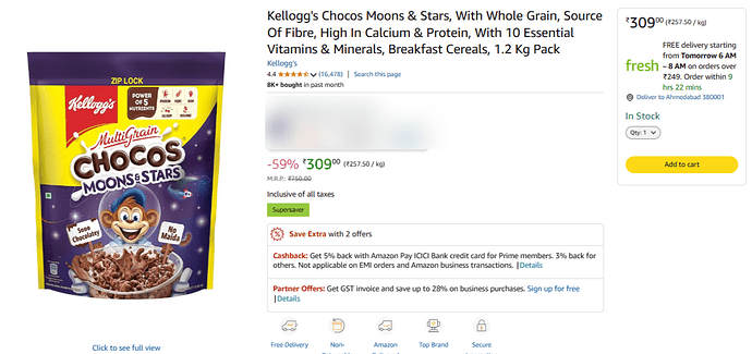 Kellogg's Chocos Moons & Stars