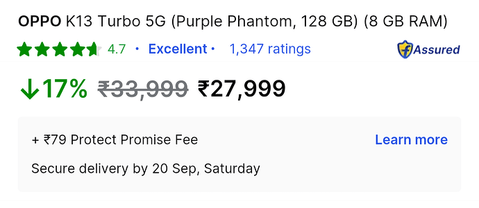 OPPO K13 Turbo 5G Offer Details 1
