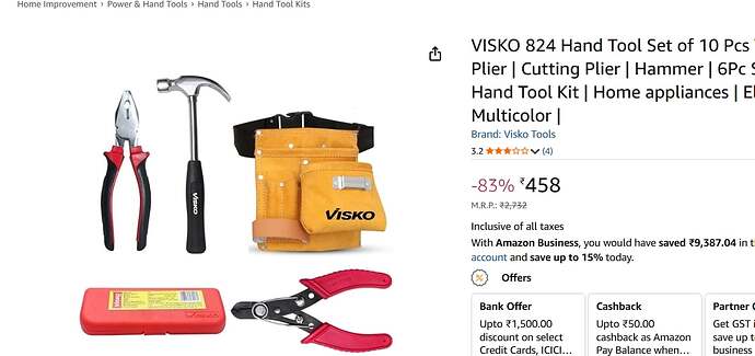 VISKO 824 Hand Tool Set