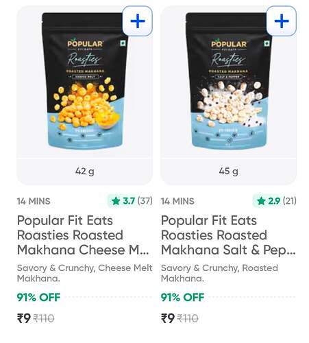 Fit Eats Roasted Makhana Cheese Melt
