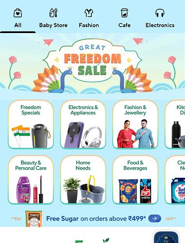 Zepto Free Sugar Offer Banner