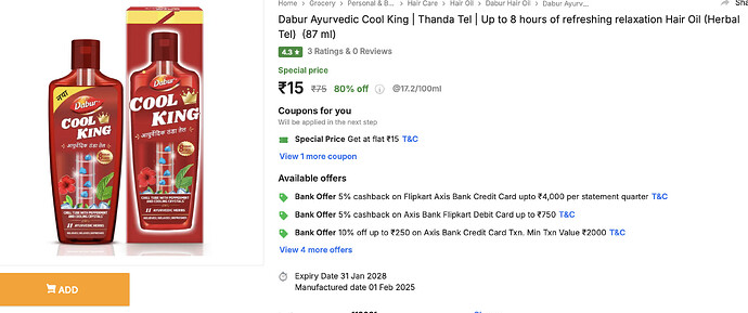 Flipkart Grocery Deals Screenshot