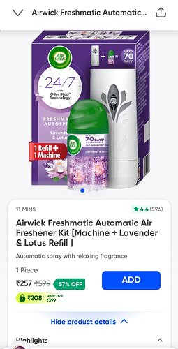 Airwick Automatic Air Freshener Kit