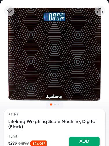 Lifelong Digital Weighing Scale