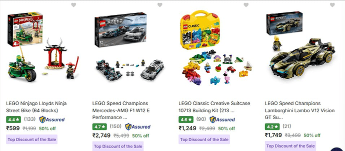 LEGO Toys & Building Sets Discount