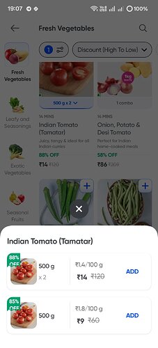 Swiggy Instamart Tomato Deal Image