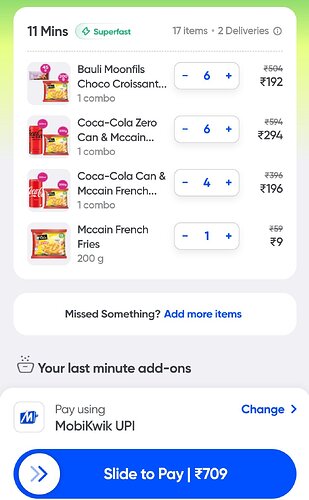 Swiggy Instamart McCain Combo Deal