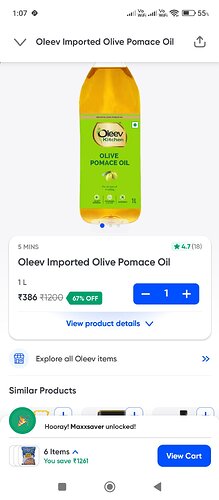 Oleev Imported Olive Pomace Oil