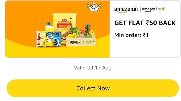 Amazon Fresh Exclusive Offer