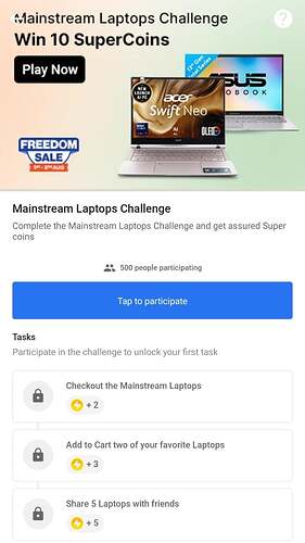 Laptop Challenge Screenshot 2