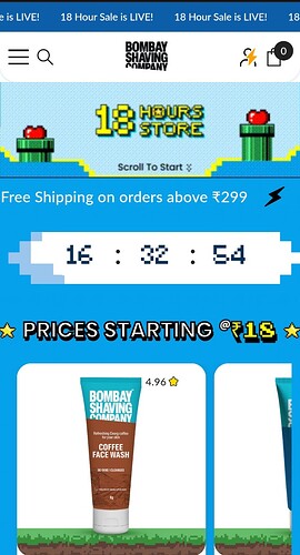 Bombay Shaving Company 18 Hours Sale