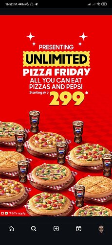 Pizza Hut Unlimited Offer