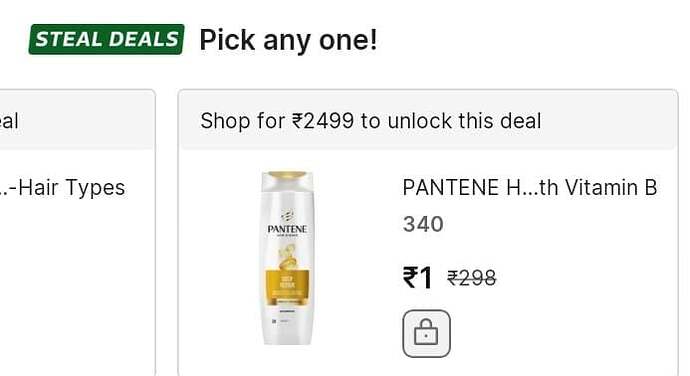 Flipkart ₹1 Deal Checkout Page