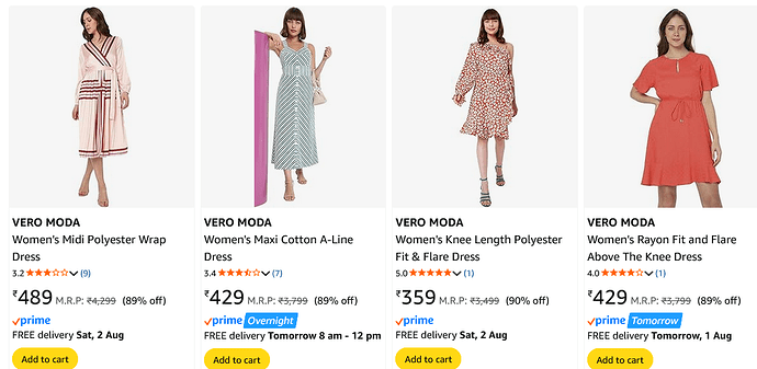 Vero Moda Clothing Sale