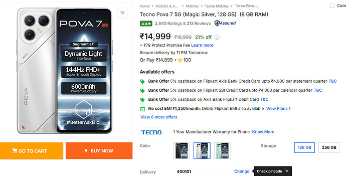 Tecno Pova 7 5G Key Features