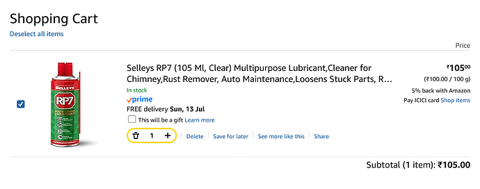 Selleys RP7 Multipurpose Lubricant and Cleaner