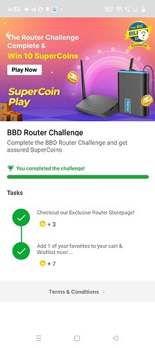 Flipkart Router Challenge Completion Proof