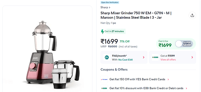 Sharp Electric Kettle Offer 5