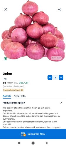 Milkbasket Onion Deal Screenshot 2