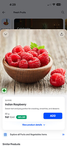 Swiggy Instamart Fruits & Vegetables Offer