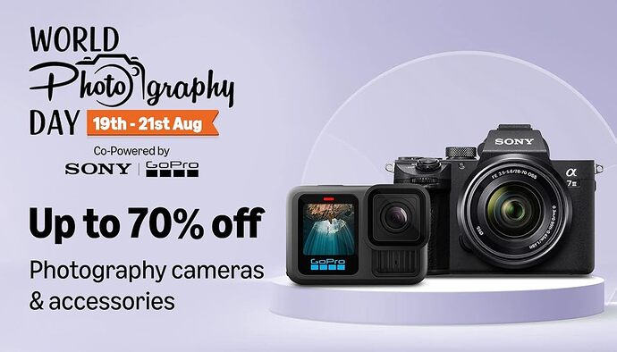 World Photography Day Sale