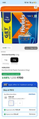 Horlicks Nutrition Drink 2kg