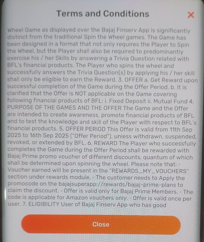 Bajaj Finserv Reward Coupons