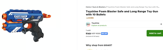 Toyshine Foam Blaster