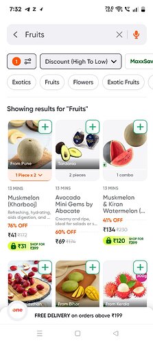 Swiggy Instamart Vegetables Offer