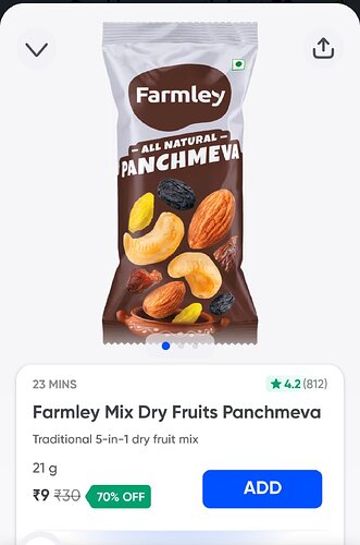 Farmley Mix Dry Fruits Panchmeva Offer