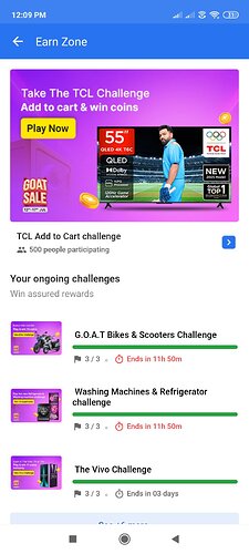 TCL TV Challenge on Flipkart