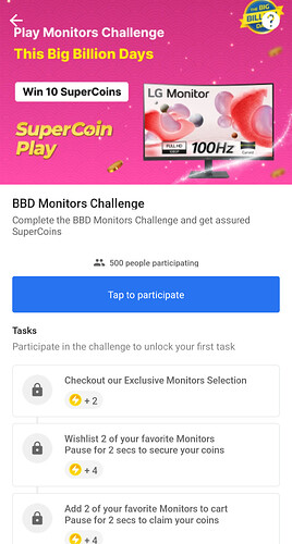 Flipkart Supercoins Challenge